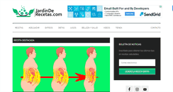 Desktop Screenshot of jardinderecetas.com