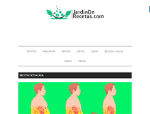 Tablet Screenshot of jardinderecetas.com